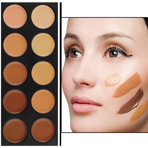 10 Colors Contour Face Eye Makeup Concealer Palette Neutral Kit
