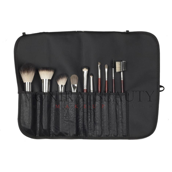 Classic Italian Badger Hair Color Makeup Brush Set With High Quality Brush Case